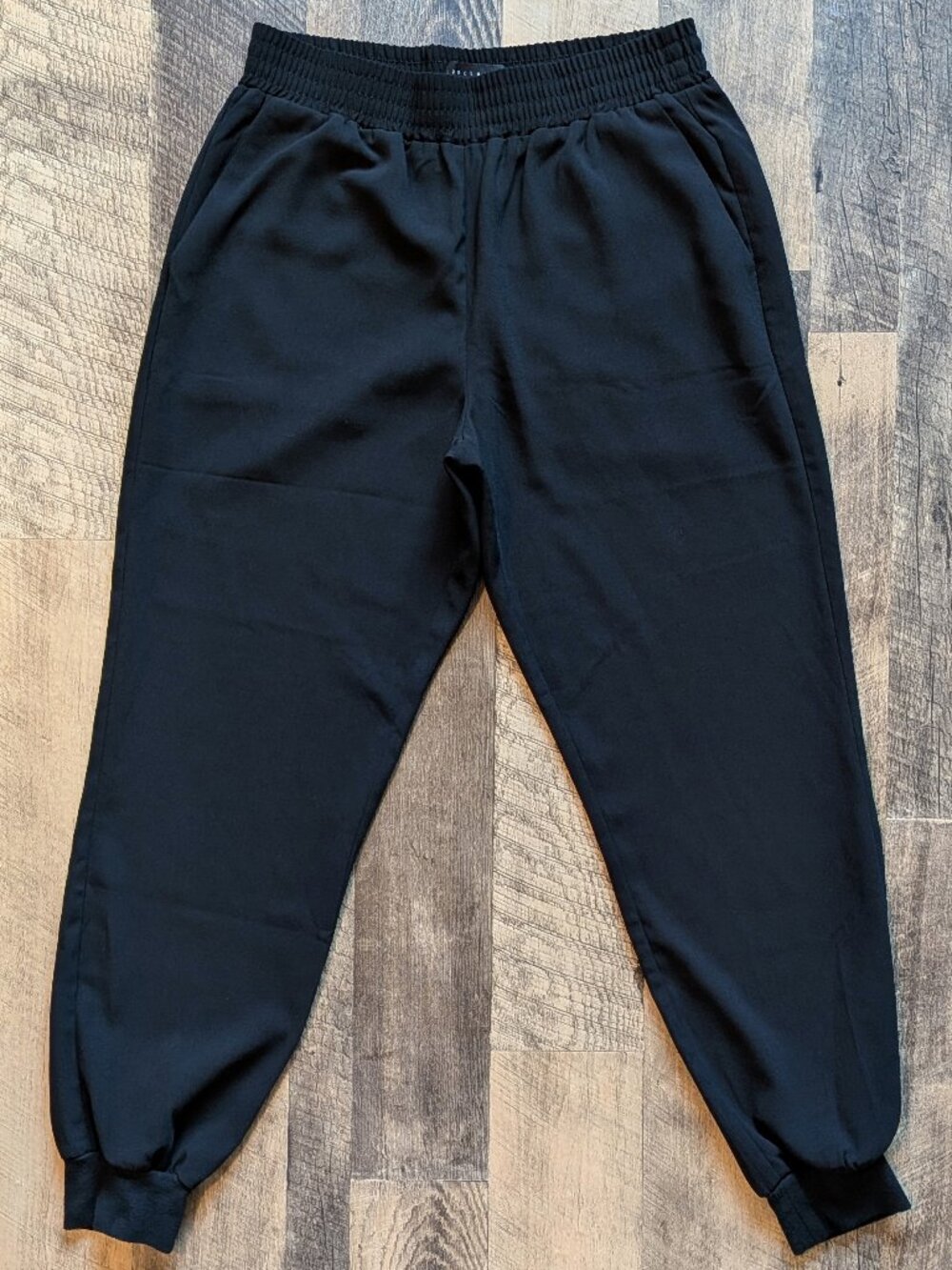 Sanctuary Jogger Pants Black Polyester XS Pull-On Elastic Waist
